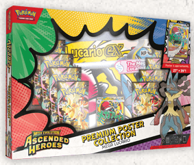 Coleção Premium com Pôster – Mega Lucario ex